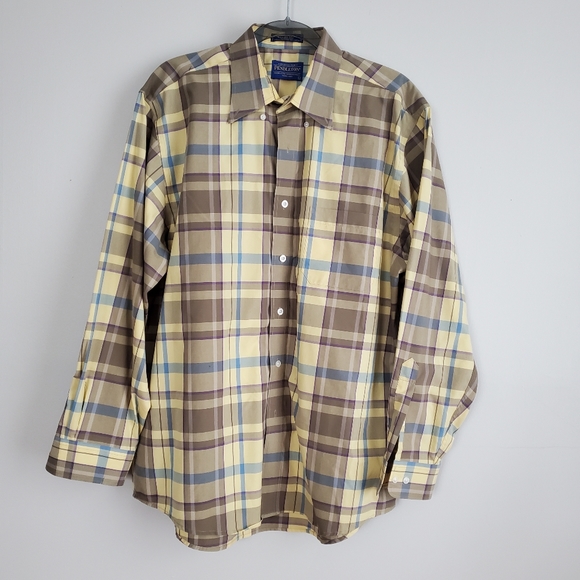 PENDLETON 100% cotton Men’s Shirt Size Large - Picture 4 of 10